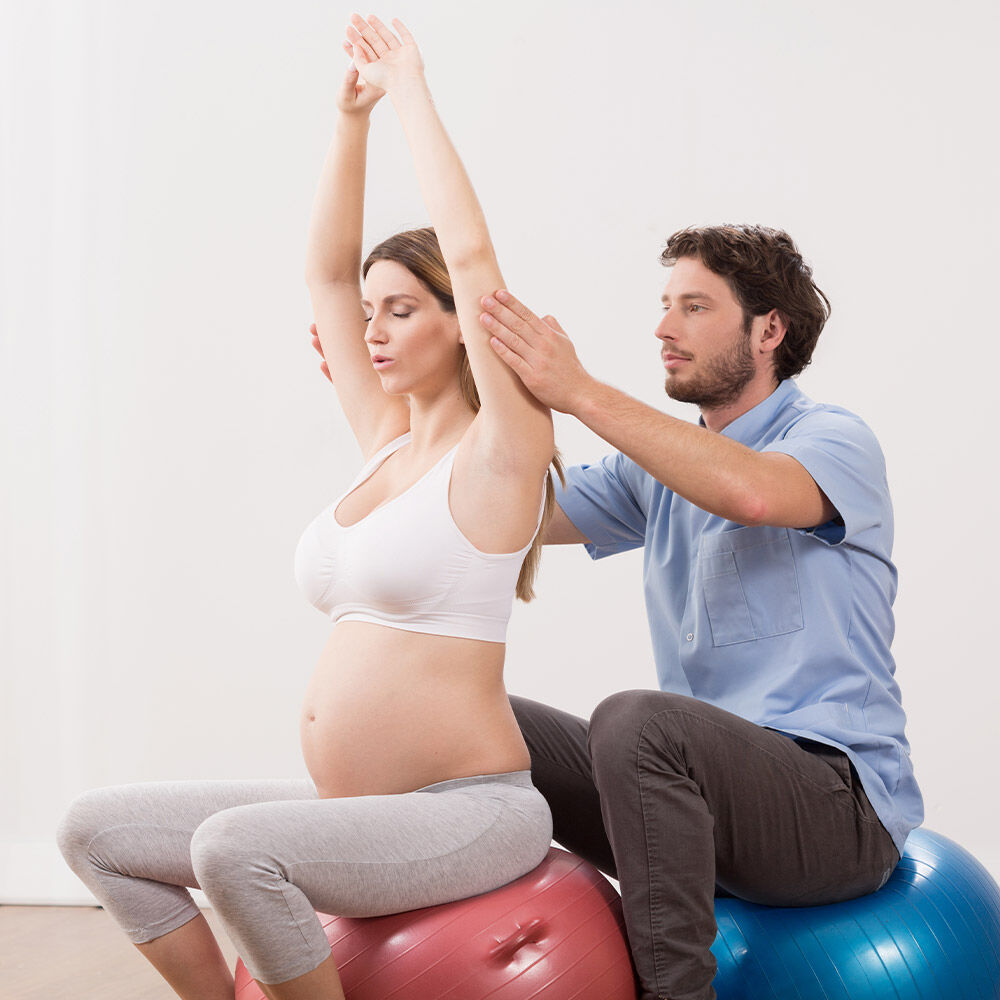 Swiss Ball pour sage femme et professionnel de la grossesse