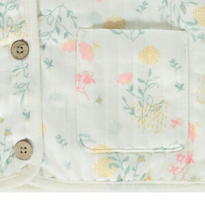 Veste matelassée imprimé floral pour fille 