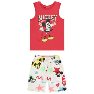Ensemble débardeur + bermuda Mickey Disney pour garçon  