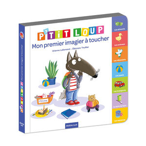 Livre "P'tit Loup - Mon premier imagier à toucher" 