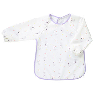 Bavoir tablier à manches longues à scratch  