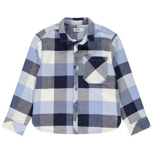 Chemise en toile à carreaux style bûcheron pour garçon  