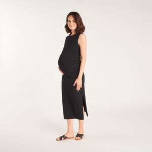 Robe débardeur longue en jersey pour femme enceinte 