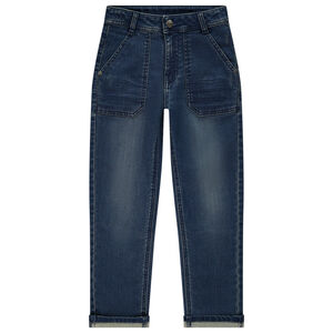 Jean droit effet used pour garçon 