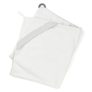 Cape de bain XL avec anneau de dentition Dry'n Play White 