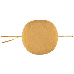 Coussin décoratif rond en tétra modulable en tour de lit ou de parc 