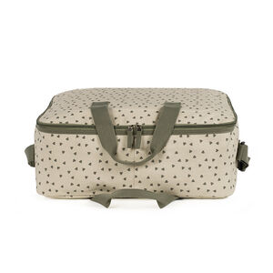 Valise bébé de maternité imprimé cœurs Poppy mousse 