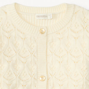 Gilet en tricot fantaisie pour fille 