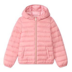 Doudoune fine matelassée à capuche unie pour fille 
