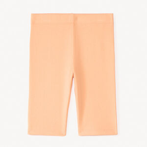 Caleçon cycliste uni en maille côtelée pour fille 