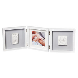 Baby Art Empreinte en plâtre Magic box Essentials boîte carrée blanc