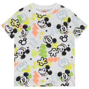 T-shirt manches courtes imprimé Mickey Disney pour garçon 