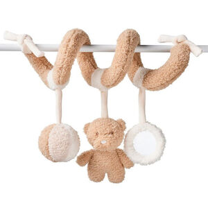 Spirale Teddy bouclette - Ecru/Caramel 