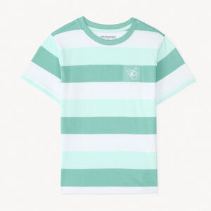 T-shirt manches courtes à rayures pour garçon 