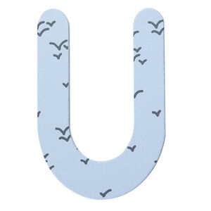 Lettre décorative en bois U 