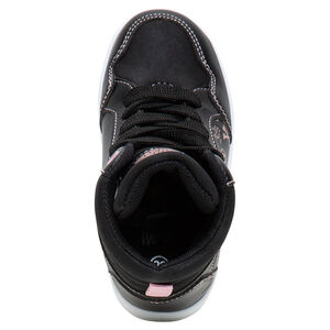 Baskets montantes effet cuir avec imprimés et badge Smiley Baby  