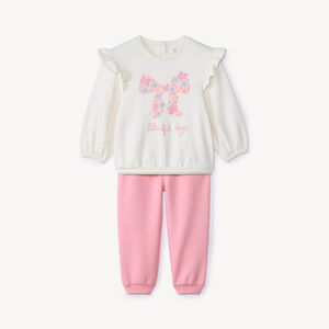 Ensemble jogging en scuba pour bébé fille 