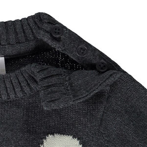 Pull en tricot print ours pour bébé garçon 