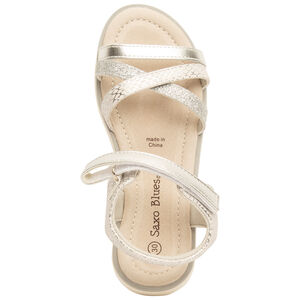 Sandales effet serpent avec semelles épaisses pour fille 