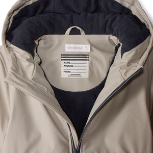 Parka gomme à capuche et doublure micropolaire garçon 