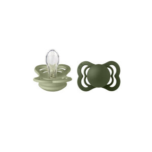 Lot de 2 sucettes supreme taille 1 0-6 mois - Ivory/Sage 