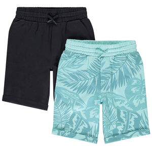 Lot de 2 bermudas en molleton fantaisie pour garçon  