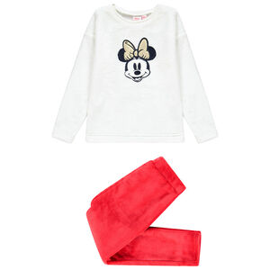Pyjama en sherpa broderie Minnie Disney pour enfant fille 