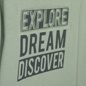 T-shirt manches longues à print en relief pour garçon 