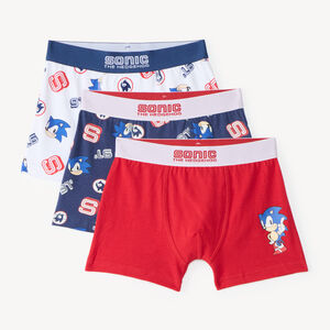 Lot de 3 boxers Sonic garçon 