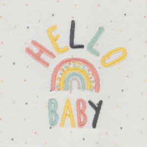 Ensemble 2 pièces imprimé pois multicolores pour bébé 