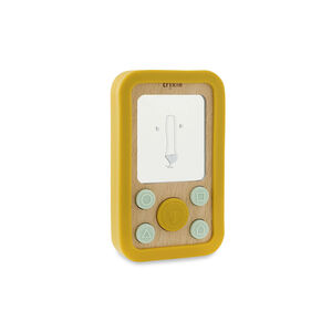 Téléphone en silicone et bois Mr Lion  