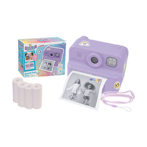 Appareil photo instantané 5 en 1 violet + 4 rouleaux 