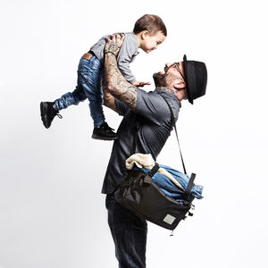 Sac à langer multifonction CaravanBag + Hip SeatNoir 