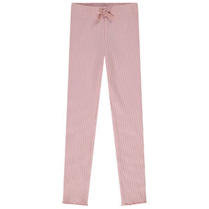 Legging côtelé à nœud pour fille 
