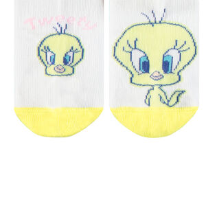 Lot de 3 paires de chaussettes courtes Titi Looney Tunes pour enfant fille 