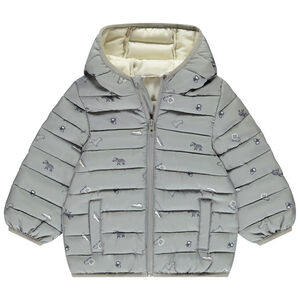 Doudoune matelassée imprimé safari pour bébé garçon 