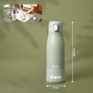 Chauffe-biberon nomade Moov and Feed vert sauge  