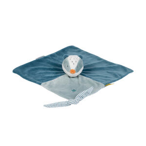 Doudou plat en velours Félix le blaireau 