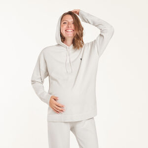 Sweat à capuche de grossesse en tricot broderie cœur 