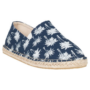 Espadrilles en toile imprimées palmiers all-over 