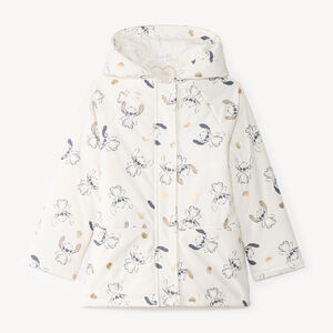 Parka à capuche fille imprimé Stitch Disney 