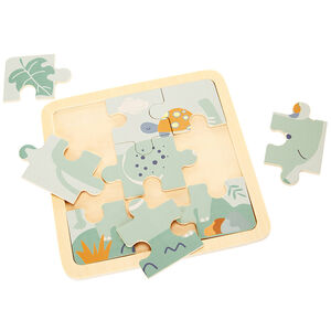 Puzzle 9 pièces en bois Eléphant 