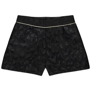Short de fête en jacquard irisé pour fille 