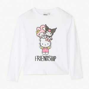 T-shirt manches longues Hello Kitty pour fille 