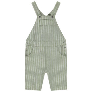Salopette courte rayée pour bébé garçon 