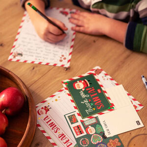 Kit 6 pièces pour lettre au Père Noël Dear Santa 