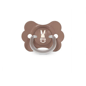 Sucette tétine physiologique silicone SX PRO Wonderland Papillon 6-18M décorée marron 