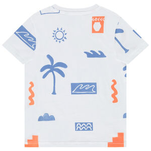 T-shirt manches courtes imprimé fantaisie garçon 