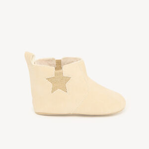 Demi-bottes bébé fille avec découpe étoile 