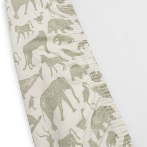 PBRJ9U : Housse de matelas à langer 50 x 70 cm Animals olive green 